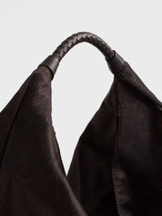 Borsa a spalla Plie Large in tessuto riciclato Op Borbonese