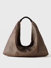 Borbonese Plie Large shoulder bag in recycled Op fabric