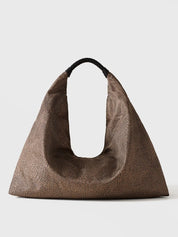 Borbonese Plie Large shoulder bag in recycled Op fabric
