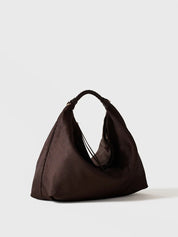 Borbonese Plie Medium shoulder bag in recycled Op fabric