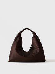 Borbonese Plie Medium shoulder bag in recycled Op fabric