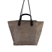 Borsa a mano Escape Large in tessuto riciclato stampa Op Borbonese