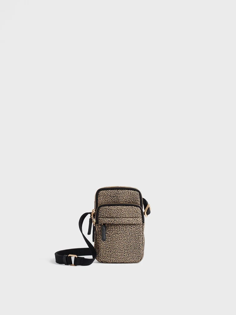 Borbonese Op recycled fabric phone holder