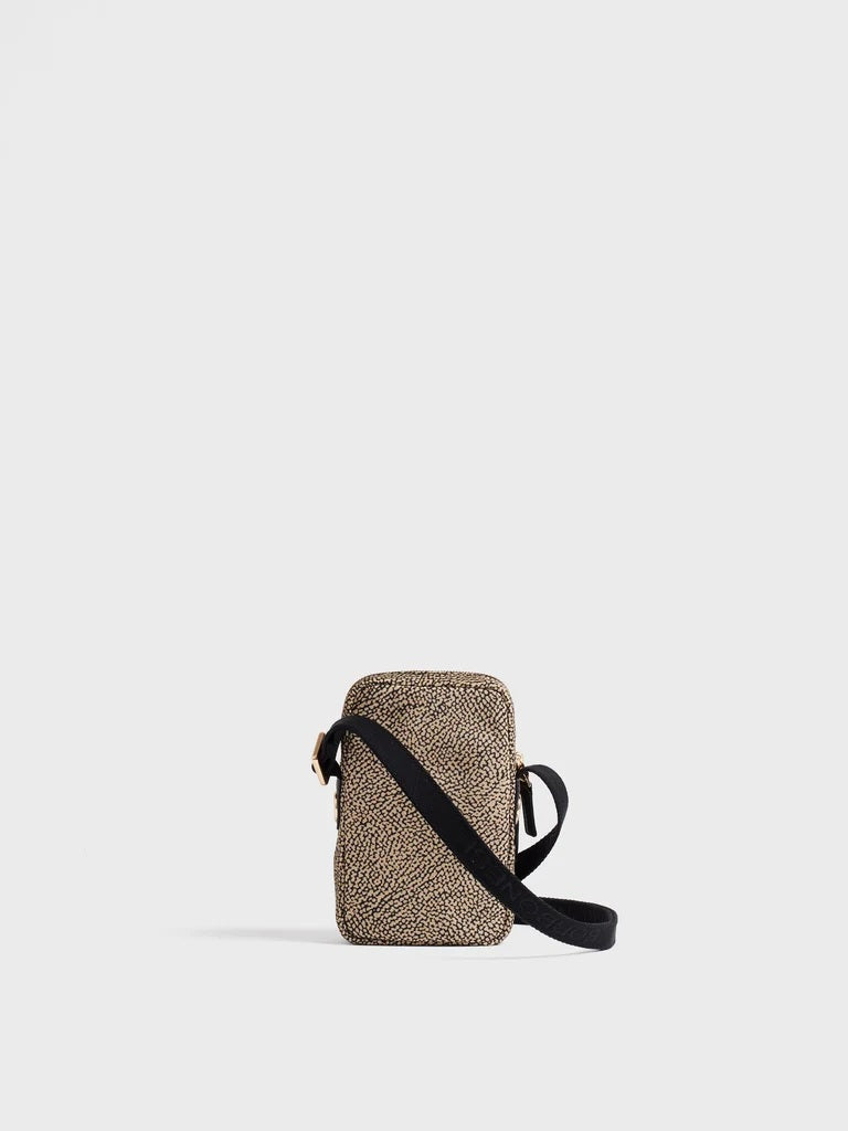 Borbonese Op recycled fabric phone holder