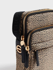 Borbonese Op recycled fabric phone holder