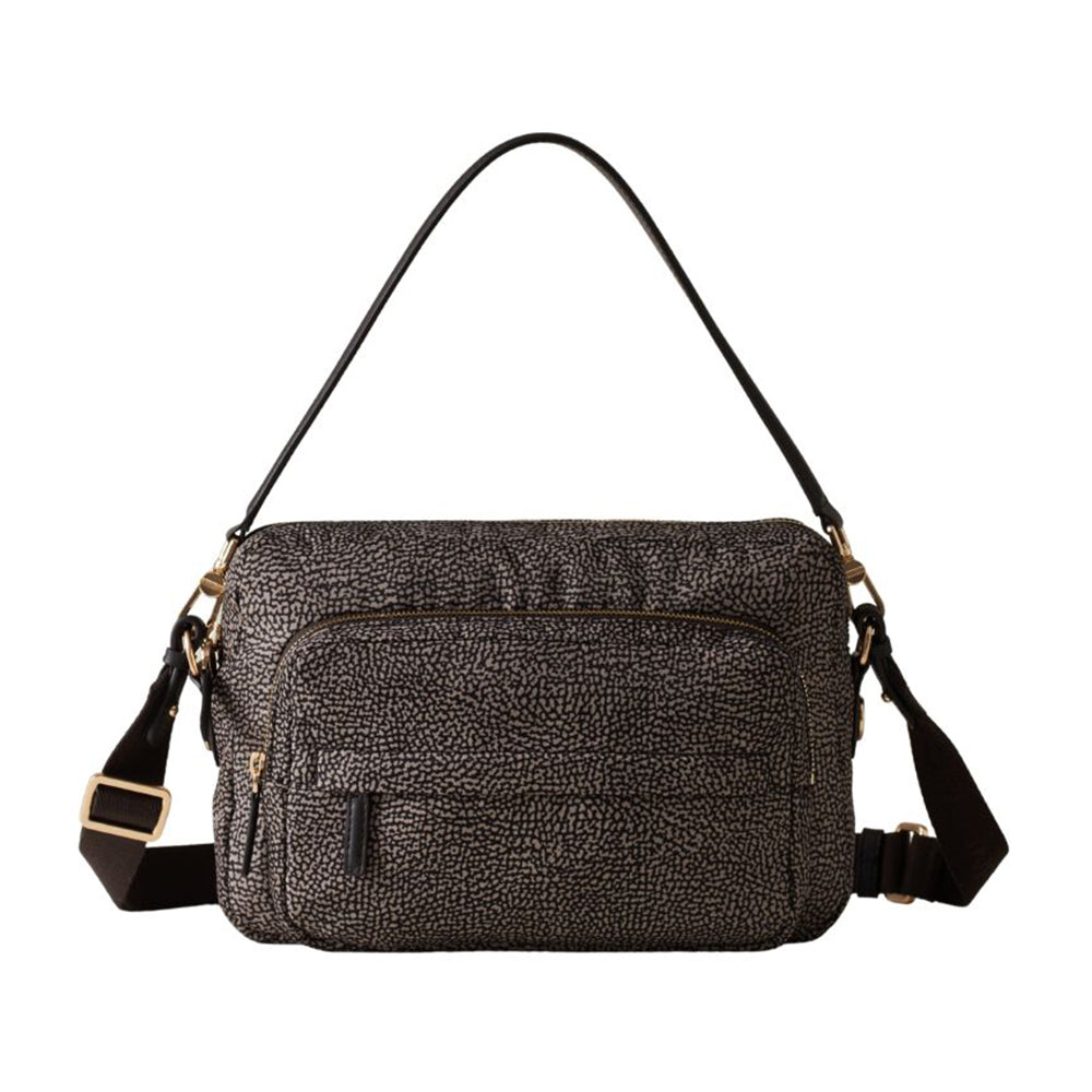 Borsa B-Club Camera Case Medium in tessuto riciclato Op Borbonese