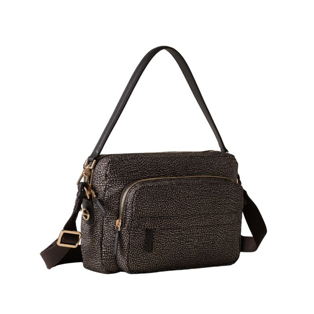 Borsa B-Club Camera Case Medium in tessuto riciclato Op Borbonese