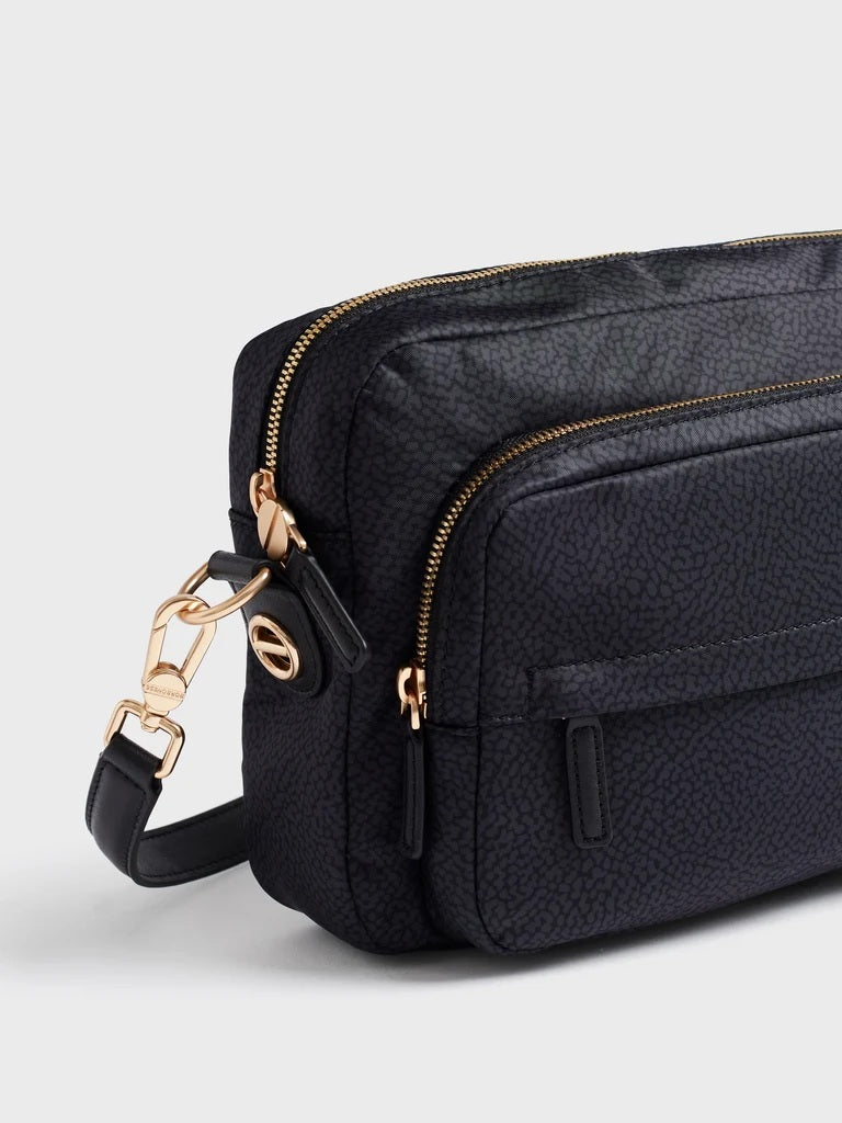 Borsa B-Club Camera Case Medium in tessuto riciclato Op Borbonese