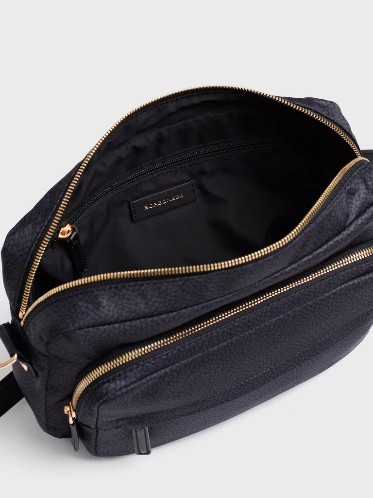 Borsa B-Club Camera Case Medium in tessuto riciclato Op Borbonese