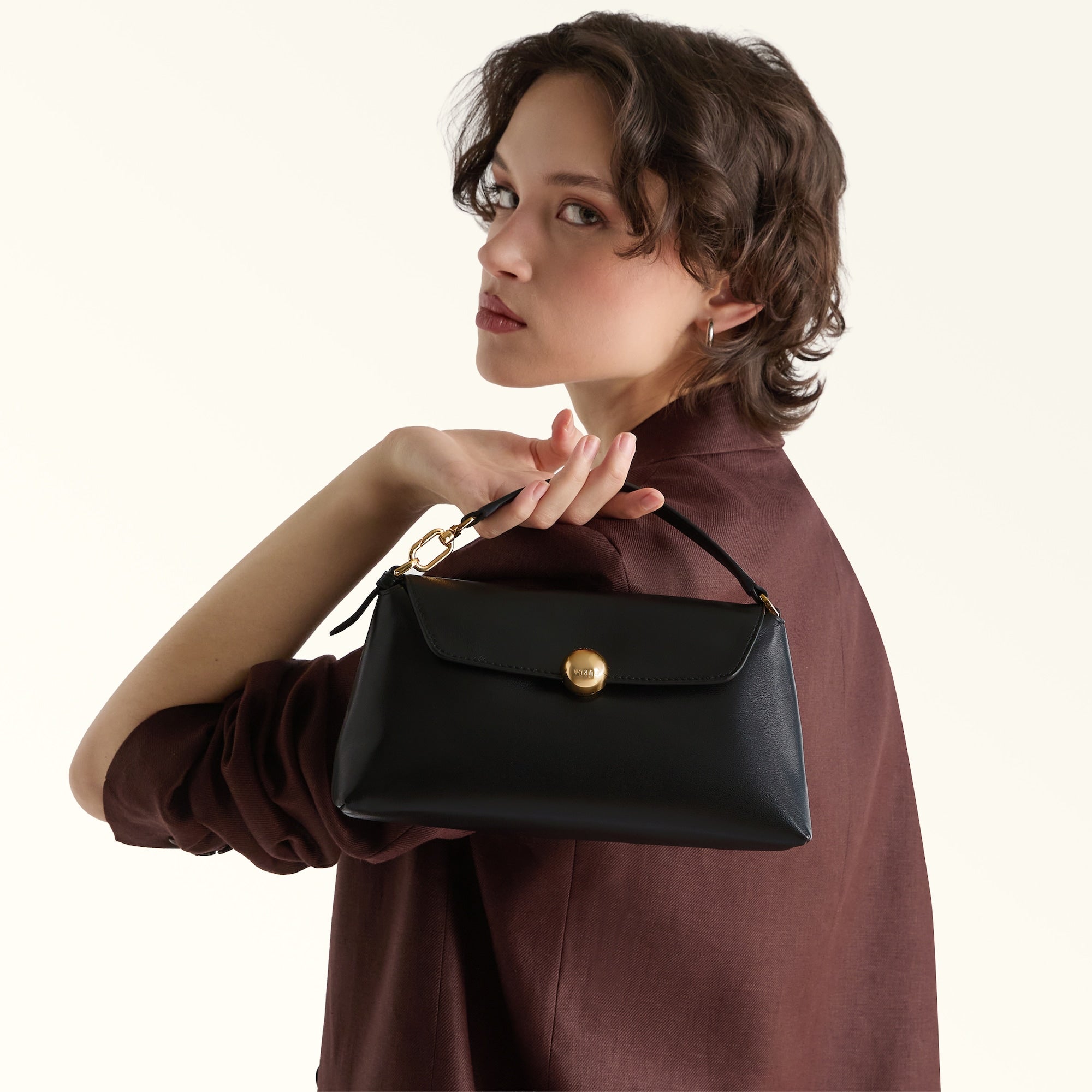 Furla Sfera Soft Mini Crossbody Bag in Leather