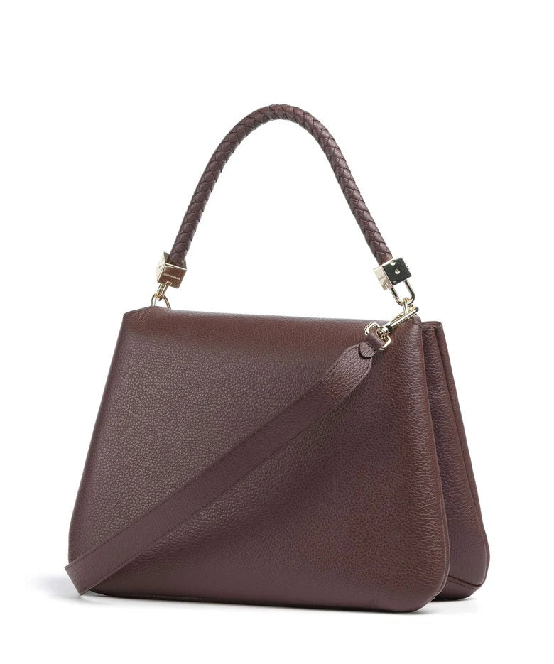 Borsa a spalla Tiggy Medium in pelle Coccinelle