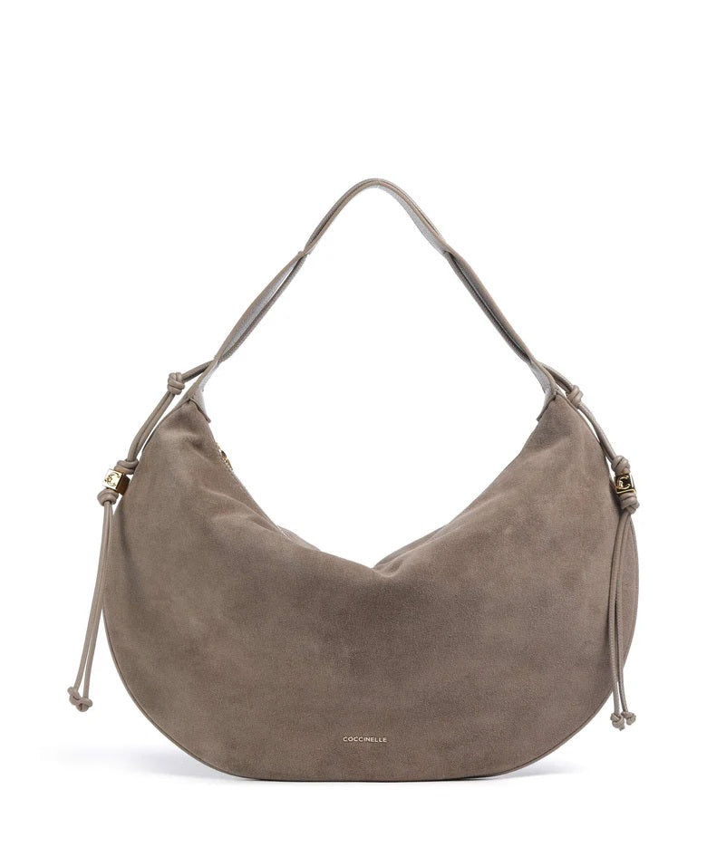 Borsa a spalla Thess Suede Large Coccinelle