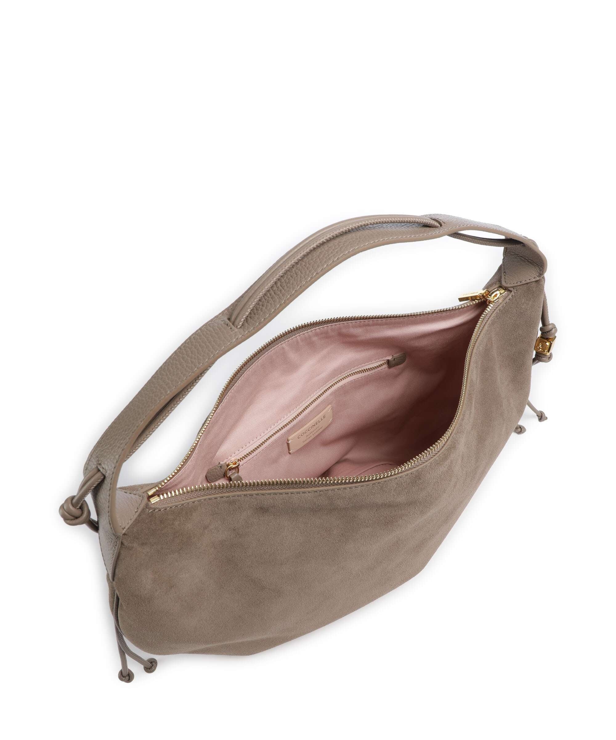 Borsa a spalla Thess Suede Large Coccinelle