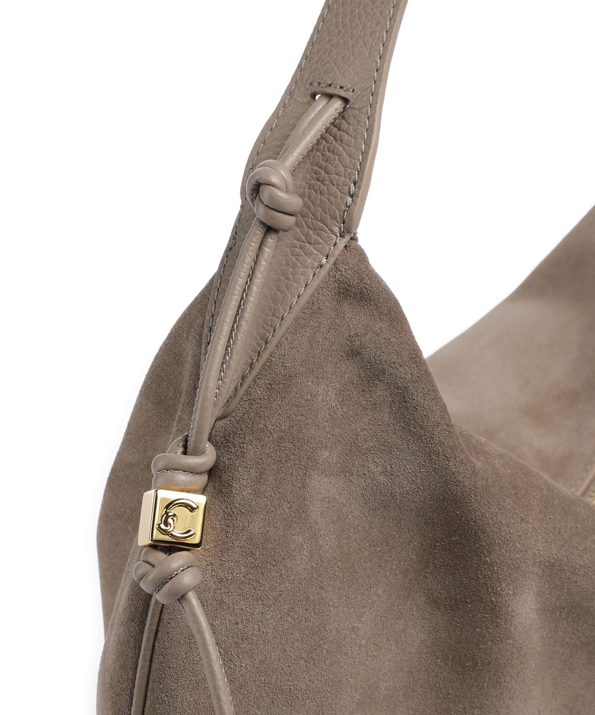 Borsa a spalla Thess Suede Large Coccinelle