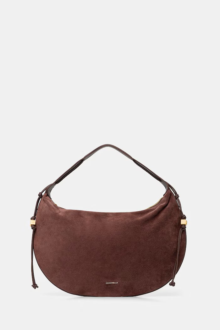 Coccinelle Thess Suede Large Shoulder Bag