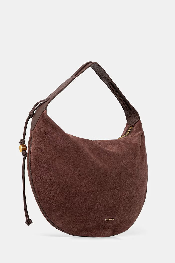 Coccinelle Thess Suede Large Shoulder Bag