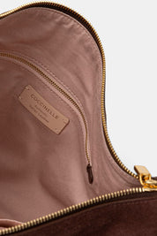 Coccinelle Thess Suede Large Shoulder Bag