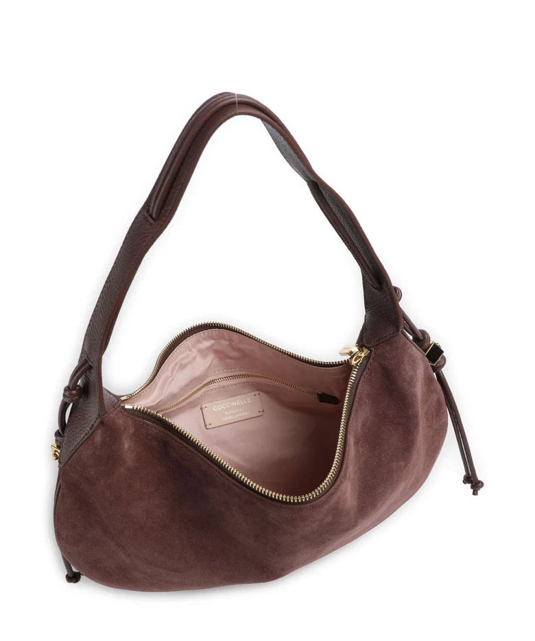Thess Suede Medium Coccinelle shoulder bag