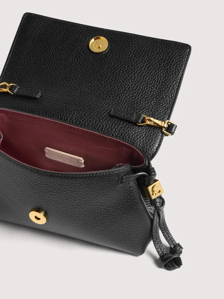 Borsa a tracolla Thess Mini in pelle Coccinelle