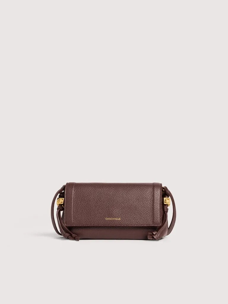 Borsa a tracolla Thess Mini in pelle Coccinelle