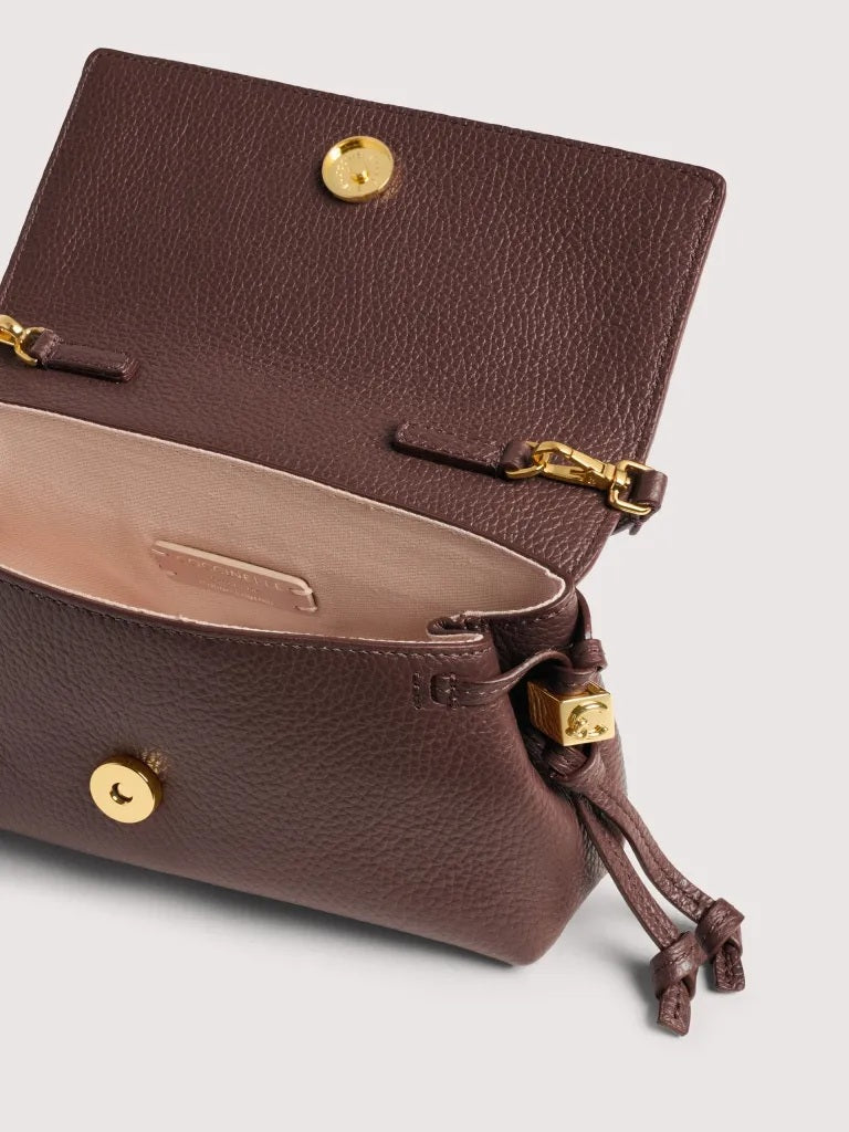 Borsa a tracolla Thess Mini in pelle Coccinelle