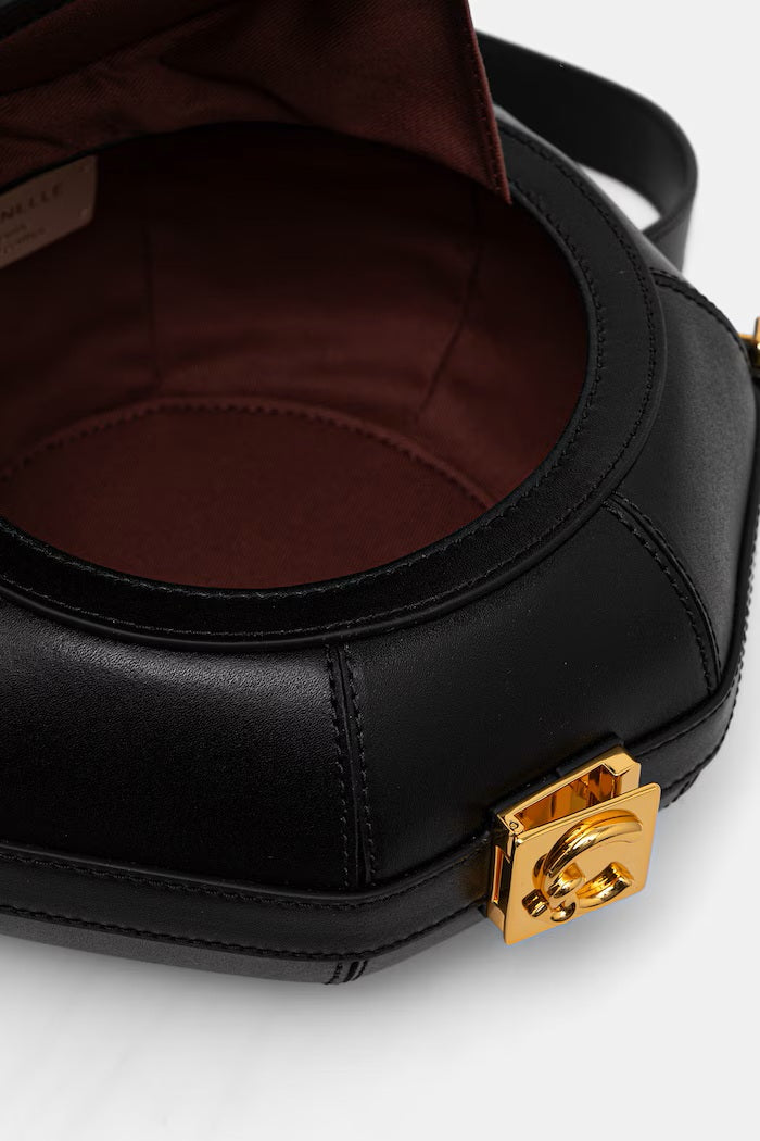 Coccinelle Sewing Box leather crossbody bag