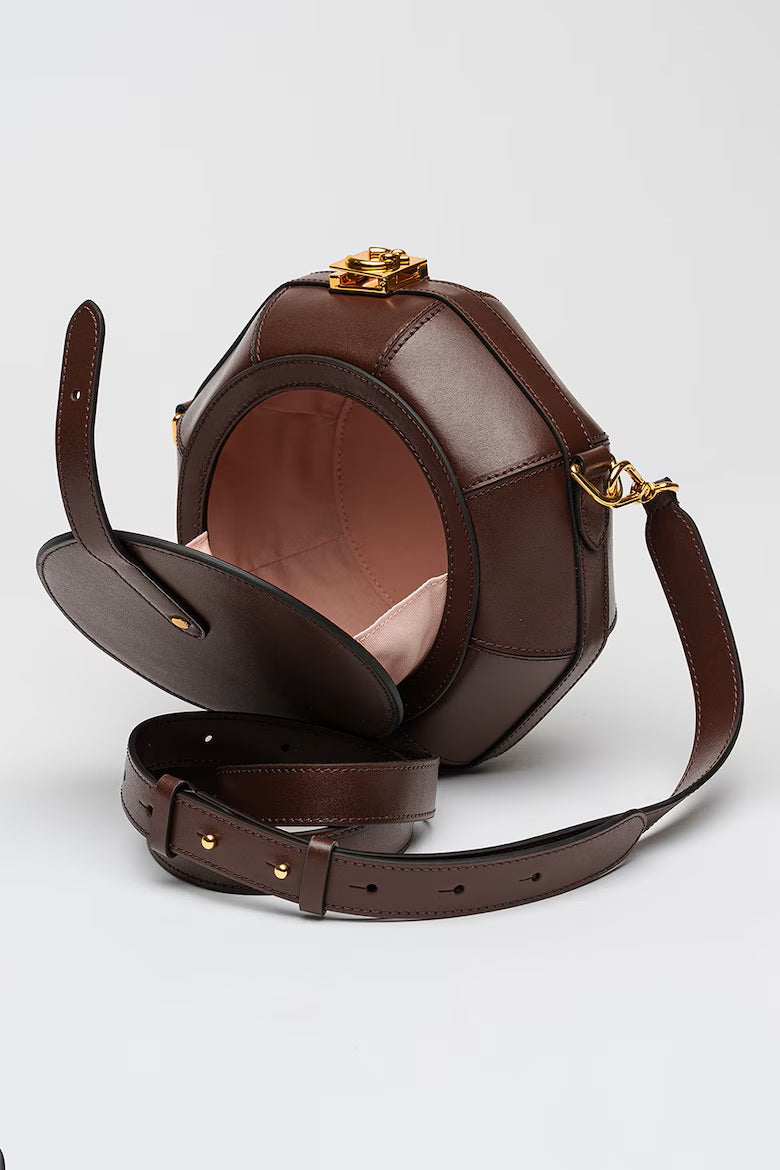 Borsa a tracolla Sewing Box in pelle Coccinelle