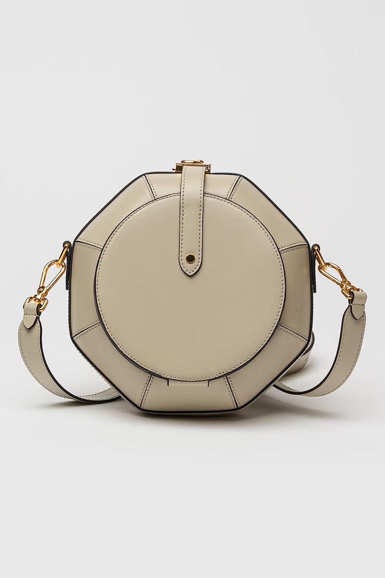 Coccinelle Sewing Box leather crossbody bag