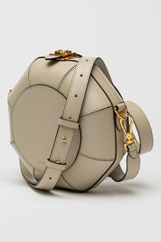 Coccinelle Sewing Box leather crossbody bag
