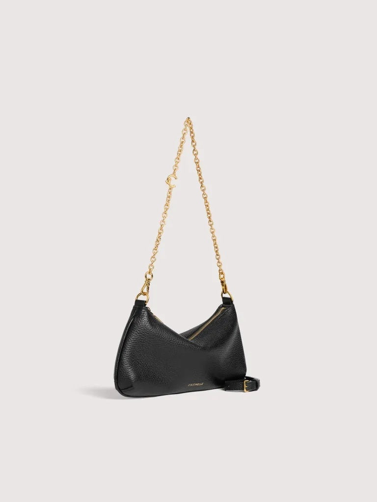 Borsa a spalla C-Me Chain Mini in pelle Coccinelle