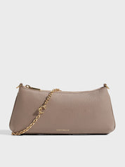 Coccinelle C-Me Chain Mini Leather Shoulder Bag