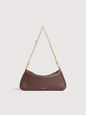 Borsa a spalla C-Me Chain Mini in pelle Coccinelle