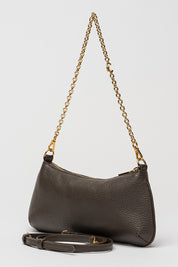 Borsa a spalla C-Me Chain Mini in pelle Coccinelle