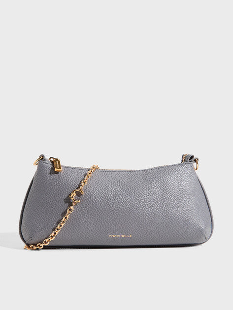 Borsa a spalla C-Me Chain Mini in pelle Coccinelle