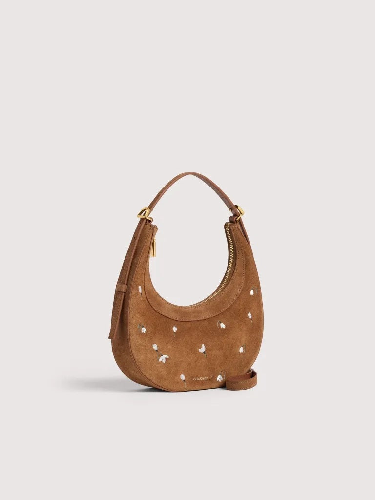 Borsa a spalla Whisper Mini Suede Coccinelle