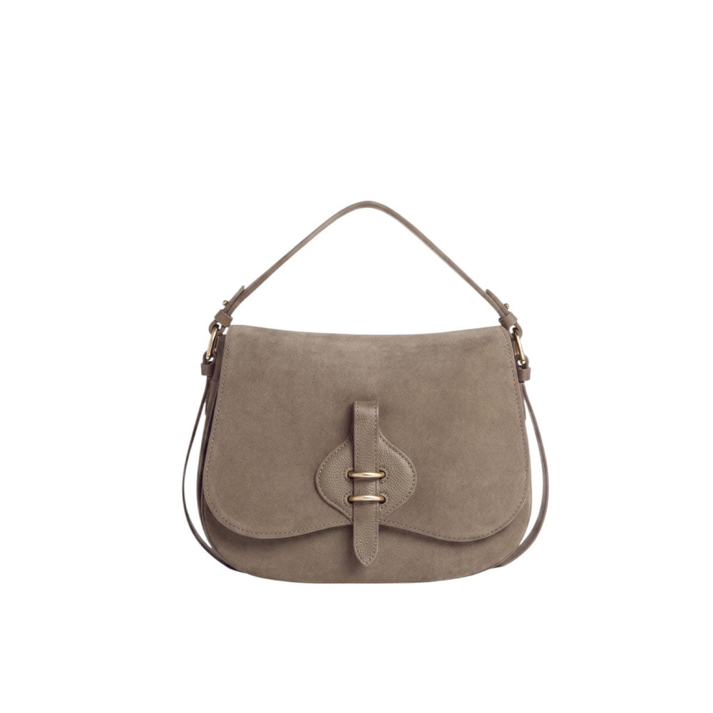 Borsa a spalla Mavery Medium in suede Coccinelle