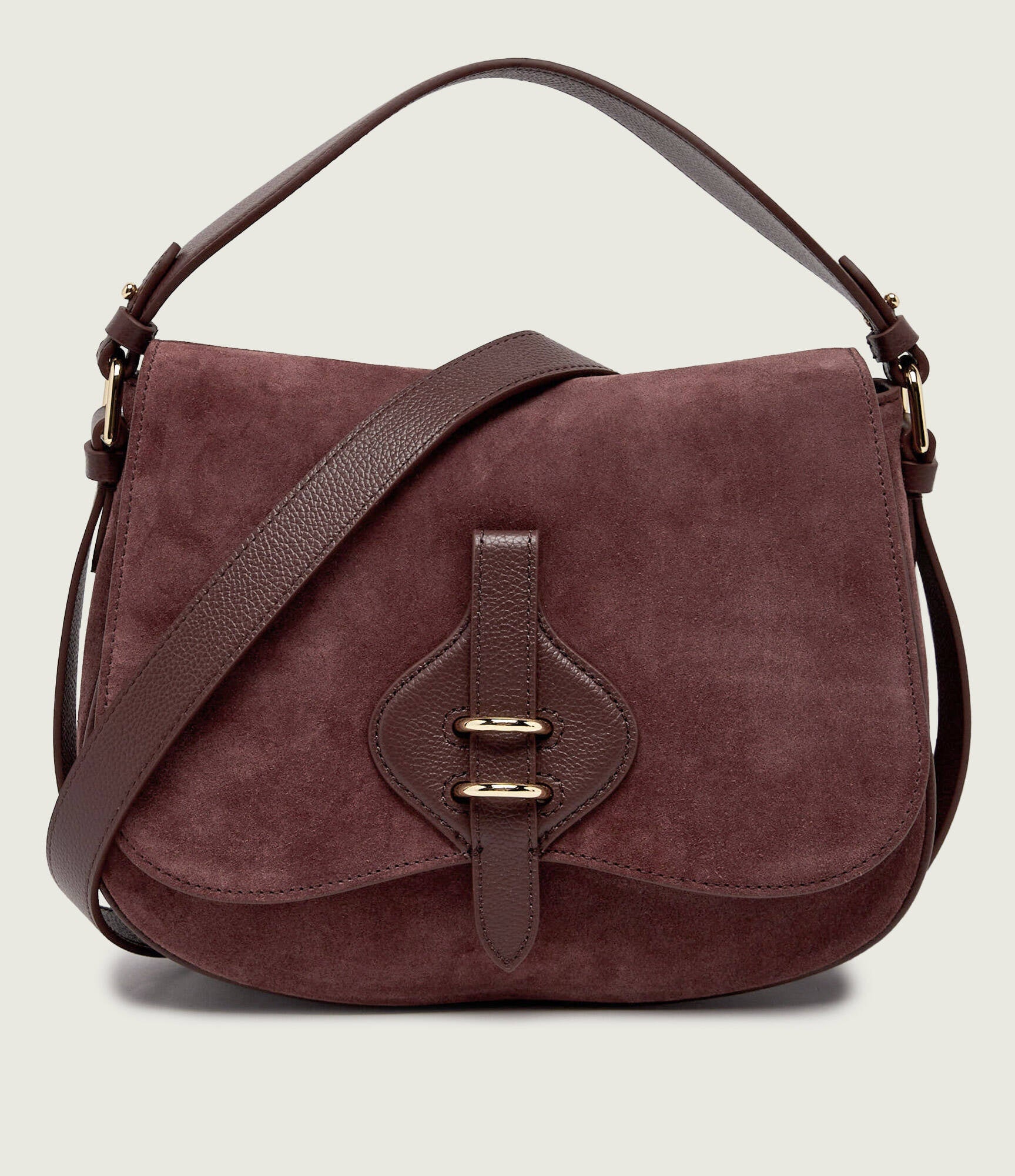 Borsa a spalla Mavery Medium in suede Coccinelle