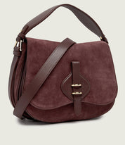 Borsa a spalla Mavery Medium in suede Coccinelle