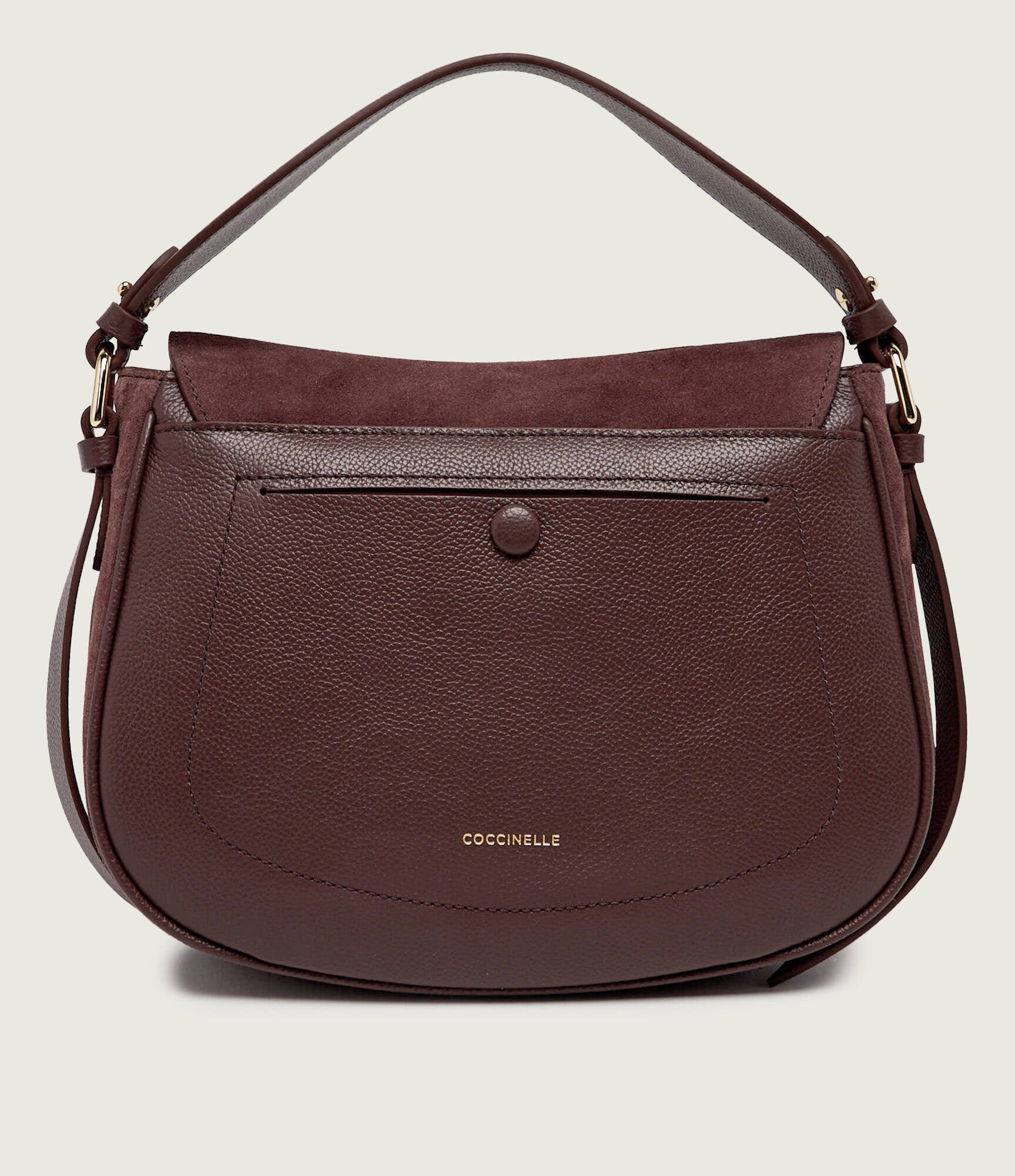 Borsa a spalla Mavery Medium in suede Coccinelle