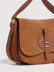 Borsa a spalla Mavery Medium in suede Coccinelle