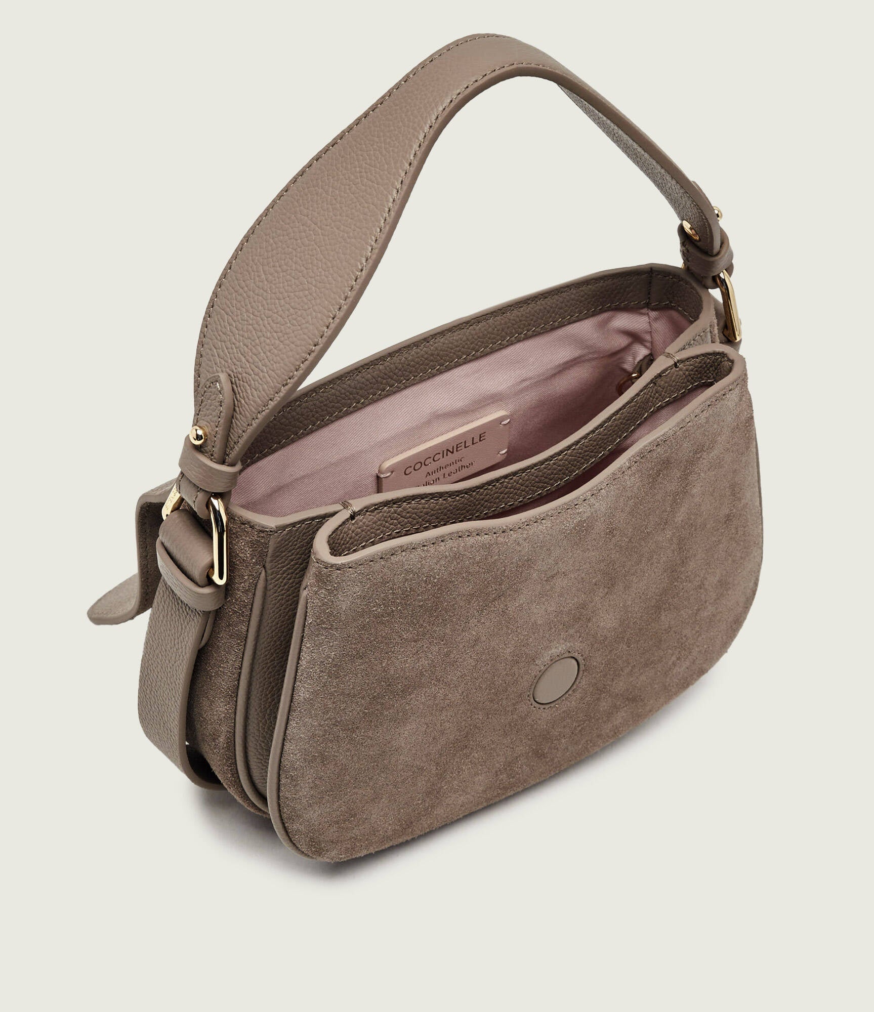 Coccinelle Mavery Small Suede Shoulder Bag