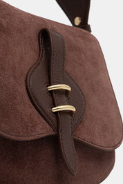 Coccinelle Mavery Small Suede Shoulder Bag