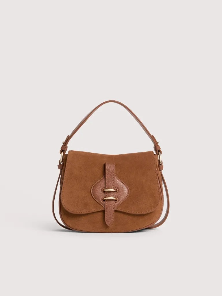 Coccinelle Mavery Small Suede Shoulder Bag