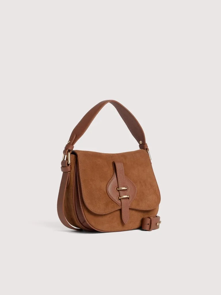 Coccinelle Mavery Small Suede Shoulder Bag