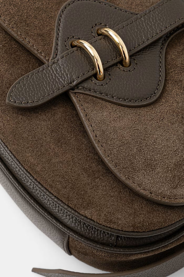 Borsa a spalla Mavery Small in suede Coccinelle