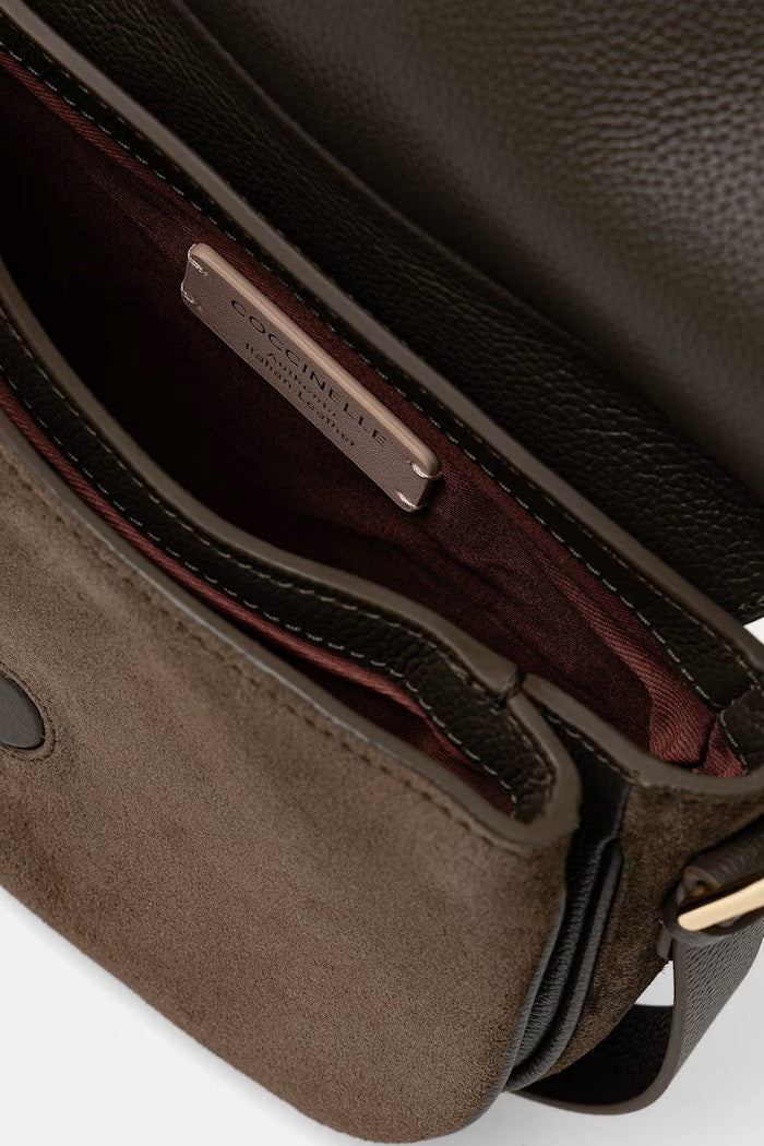 Borsa a spalla Mavery Small in suede Coccinelle