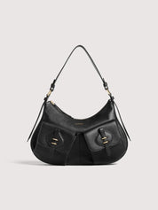Borsa a spalla Mavery Pocket Medium in pelle Coccinelle