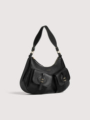 Borsa a spalla Mavery Pocket Medium in pelle Coccinelle