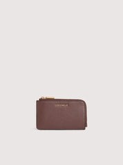 Coccinelle Metallic Tricolor Leather Card Holder
