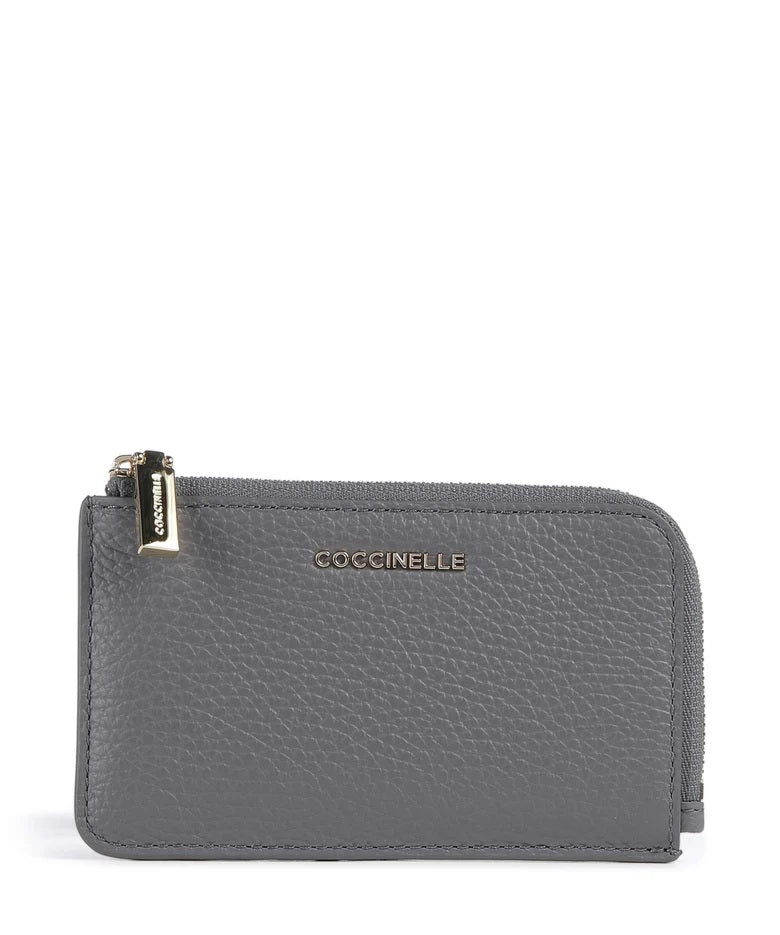 Portacarte Metallic Soft in pelle Coccinelle